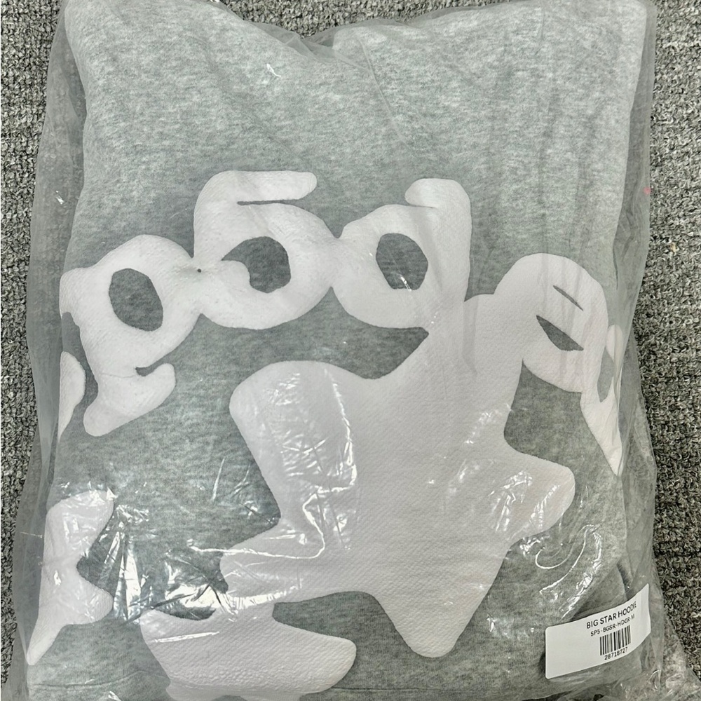 Grey spider hoodie